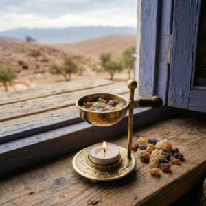 מבער שרפים מלכותי עם מור ולבונה