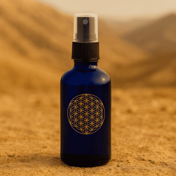 תרסיסי שמנים וצמחי מדבר להתזה 100 מ"ל של קסם בניחוחות: מור ולבונה | ורד יסמין | לוטוס כחול