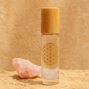 בושם קריסטלי ארומותרפי - לפתיחת הלב ולאהבה - ורד ורוז קוורץ