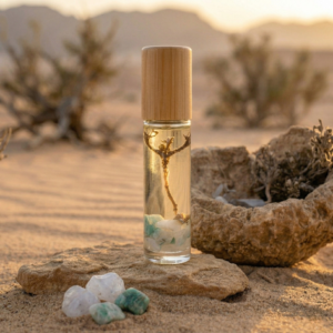 זיקוק של שקט - שמן תדר מדברי - ניחוח שלוקח לטיול אביבי בוואדי במדבר